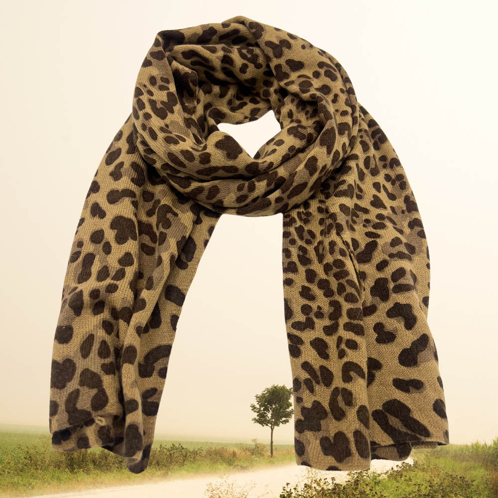 Stylish Leopard Print Scarf Perfect Accessory for Any Outfit Swaggy Steals