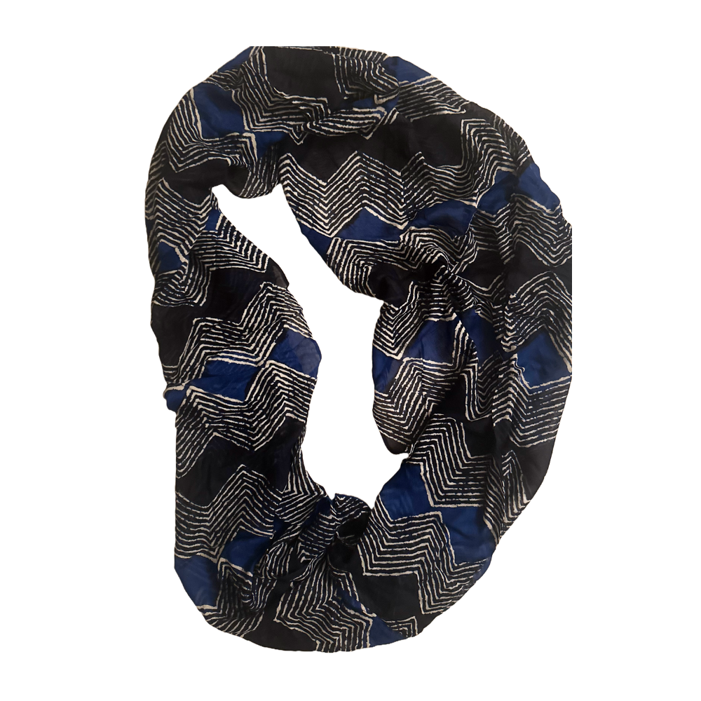 Chevron Pattern Scarf for Women - Lightweight Geometric Fashion Accessory - Swaggy Steals