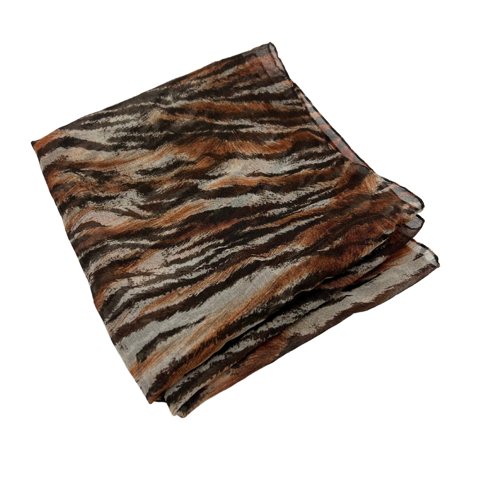 Stylish Tiger Print Scarf - Bold and Trendy Accessory - Swaggy Steals