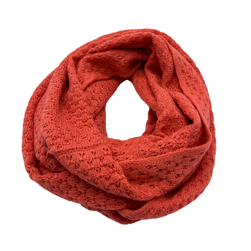 Warm and Cozy Red Infinity Scarf - Perfect for Winter and Fall Fashion - Swaggy Steals