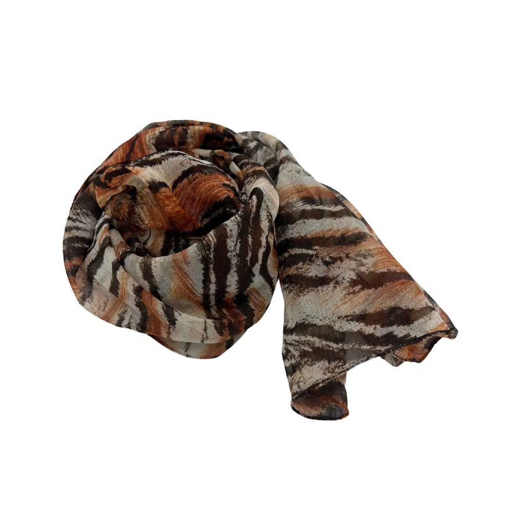 Stylish Tiger Print Scarf - Bold and Trendy Accessory - Swaggy Steals