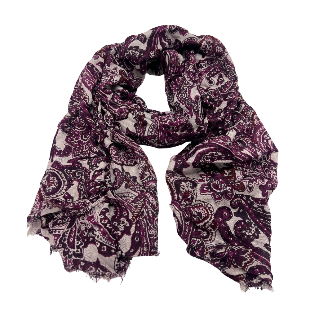 Elegant Paisley Pattern Scarf - Luxurious and Stylish - Swaggy Steals