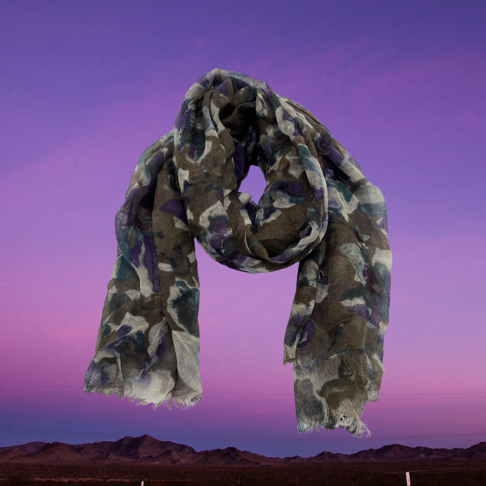 Floral Pattern Wool Scarf | Swaggy Steals - Curated Unique Finds in Fashion Accessories - Swaggy Steals