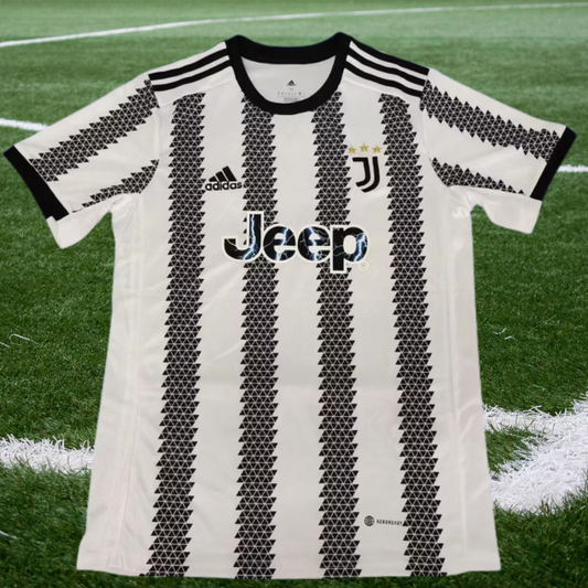 Juventus 2023/24 Home Kit Adidas Soccer Jersey - White and Black - Swaggy Steals