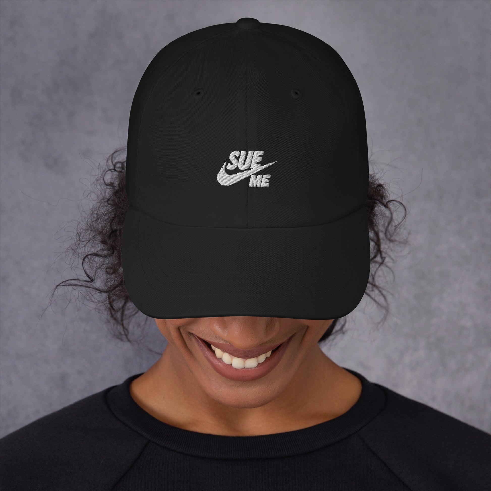 SUE ME Dad Hat - Low Profile, | Swaggy Collective Gear - Swaggy Steals