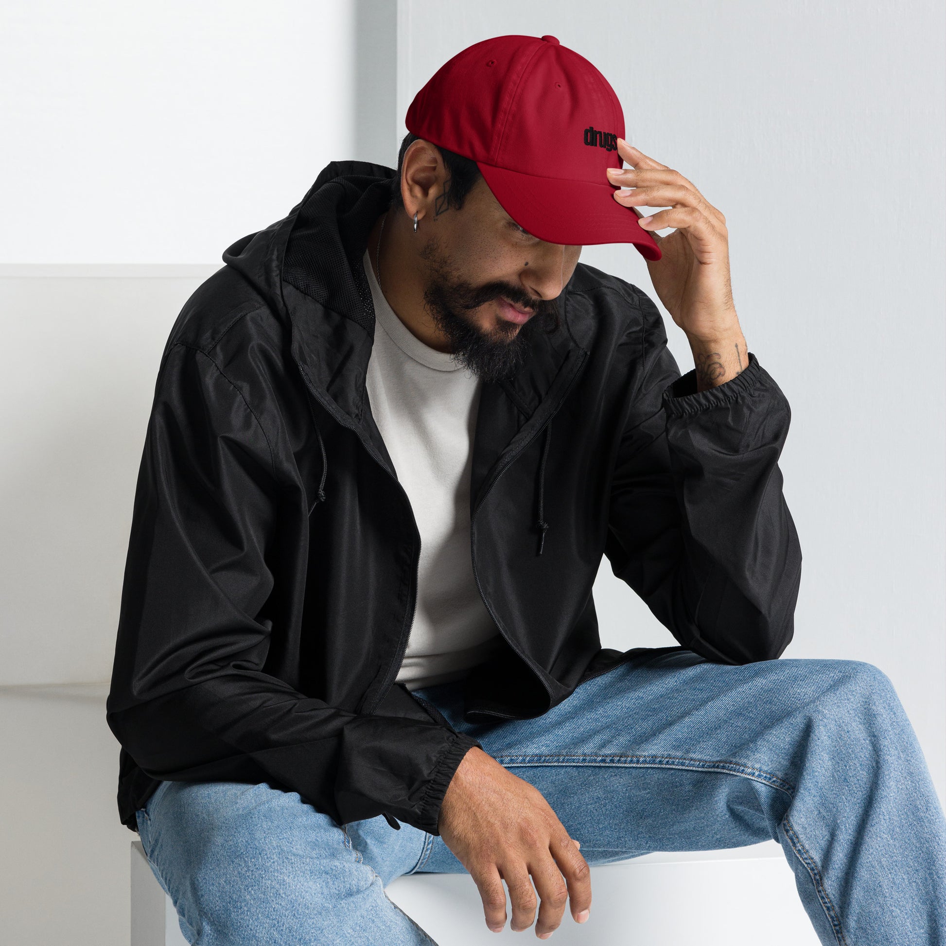 Drugs Simple Dad hat | Swaggy Collective Street Wear - Swaggy Steals