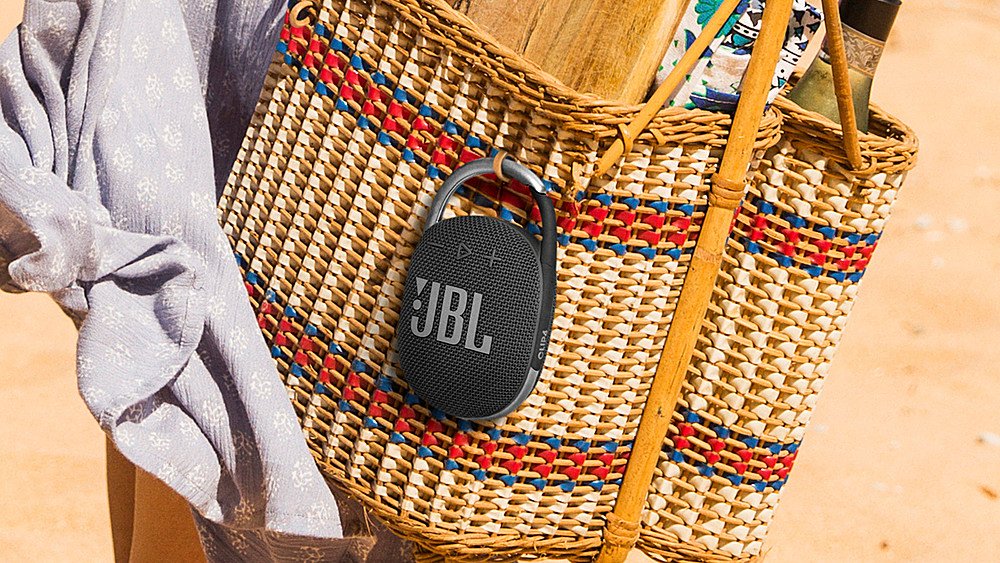 JBL Clip 4: Rich Pro Sound, Ultra-Portable Design, 10-Hour Battery - Swaggy Steals