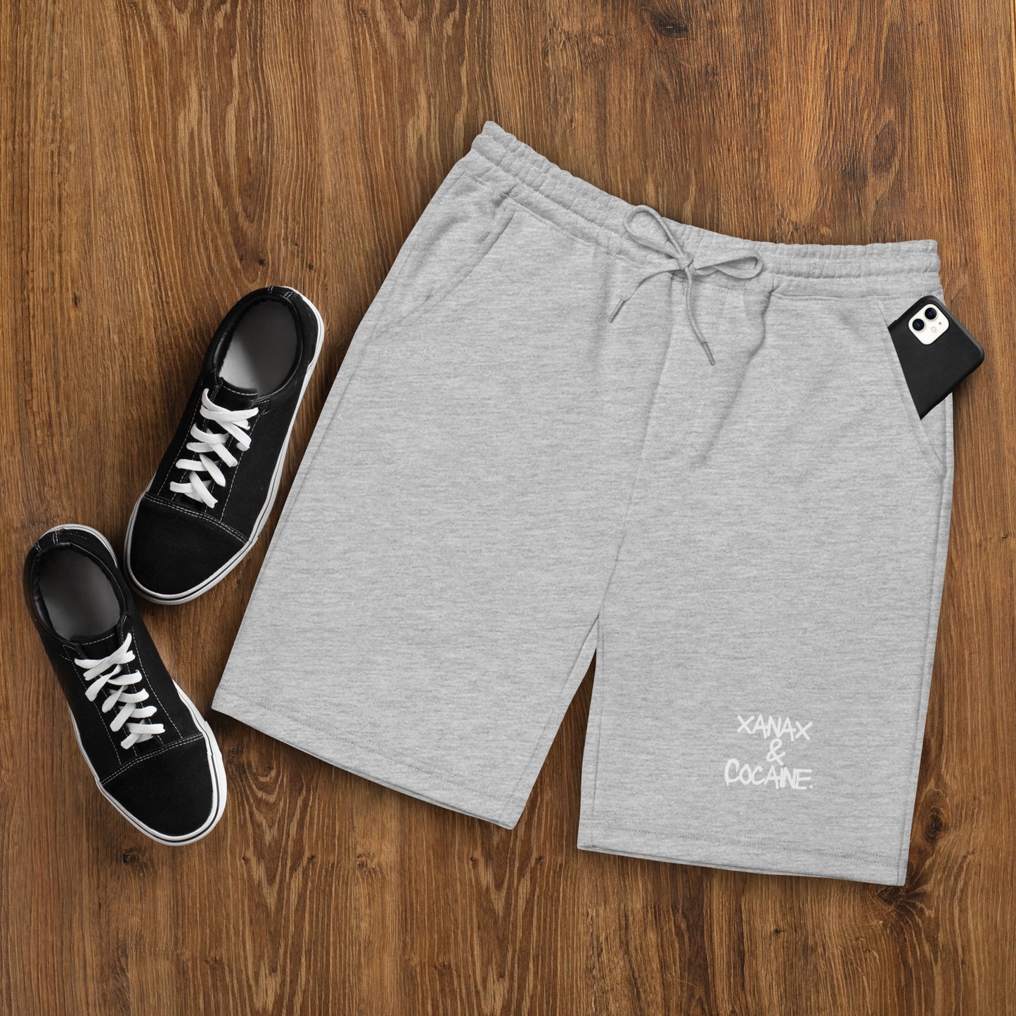 Xan and Blow Enthusiasts Men's fleece shorts | Swaggy Collective Street Wear - Swaggy Steals