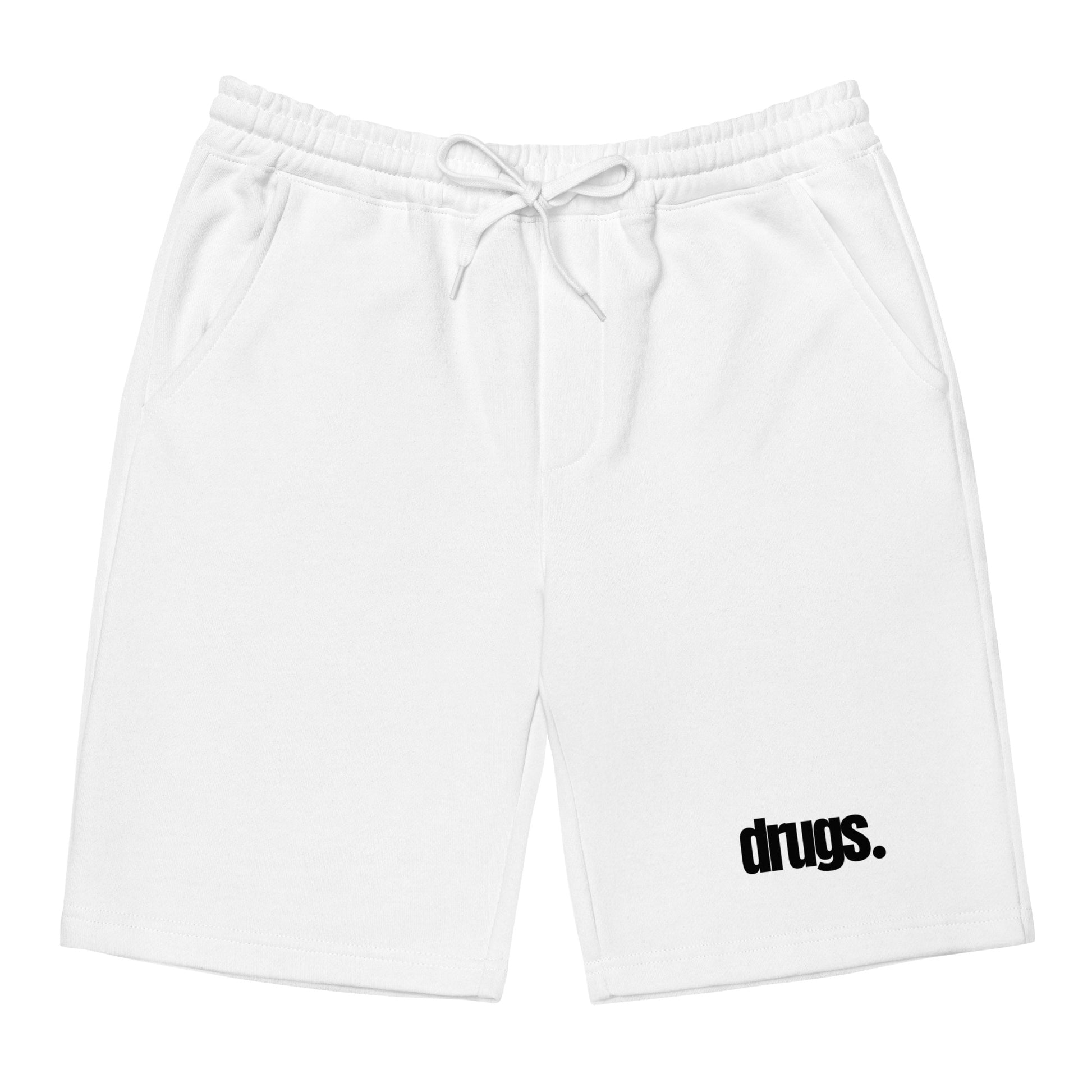 Drugs Simple Men's fleece shorts | Swaggy Collective Street Wear - Swaggy Steals